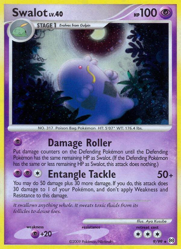 Normal, Platinum: Arceus, Psychic, Psychic[+20], Rare Swalot (9/99) (Theme Deck Exclusive) [Platinum: Arceus] - Trading Card World