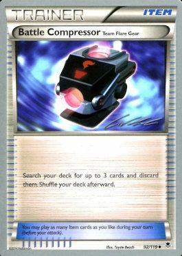 92, Item, Normal, Uncommon, World Championships 2016 Battle Compressor (92/119) (Ninja Blitz - Cody Walinski) [World Championships 2016] - Trading Card World