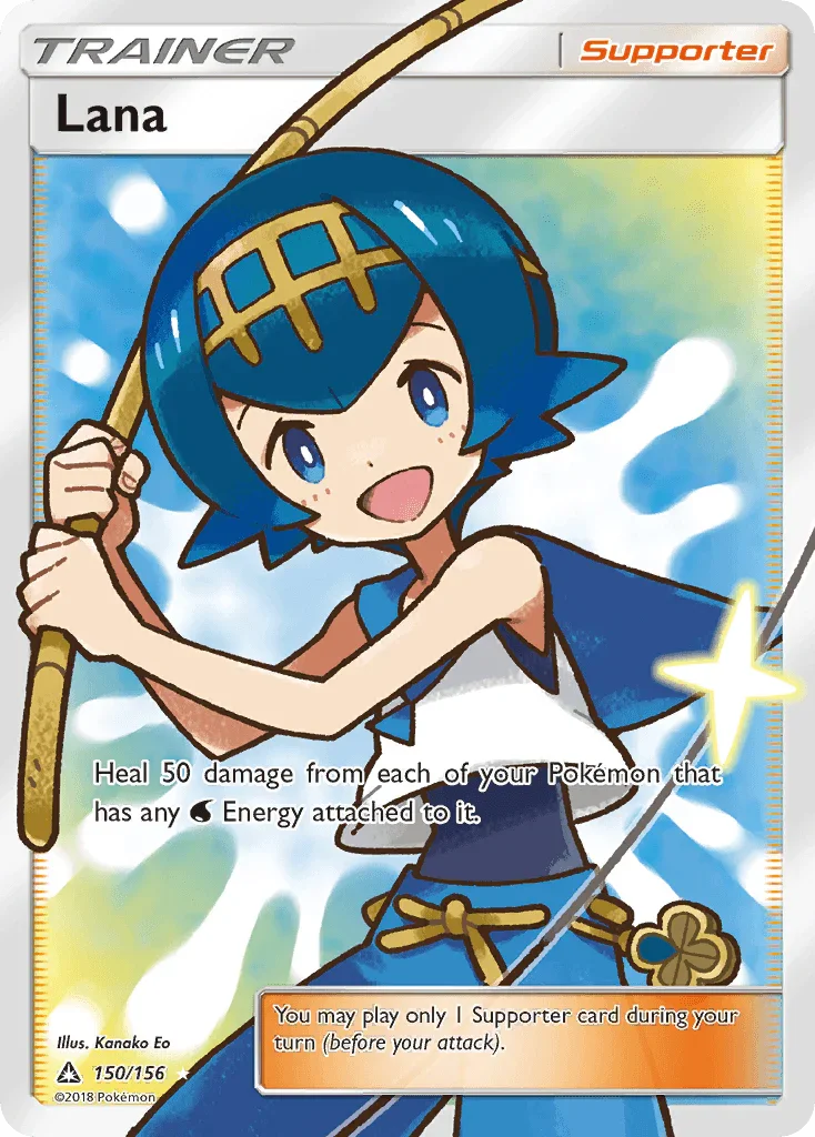 150, Holofoil, Sun & Moon: Ultra Prism, Supporter, Ultra Rare Lana (150/156) [Sun & Moon: Ultra Prism] - Trading Card World