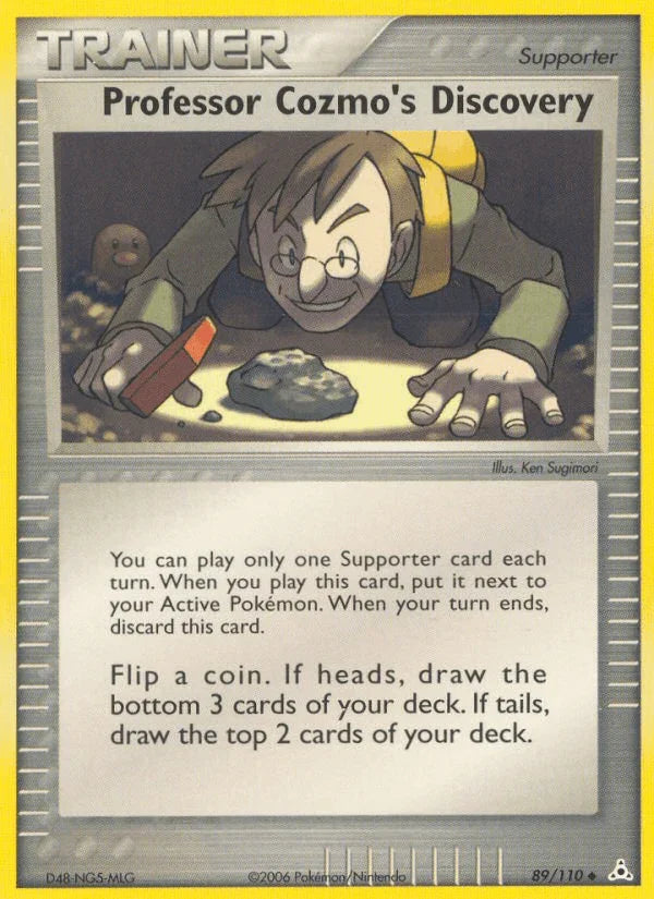 89, EX: Holon Phantoms, Normal, Supporter, Uncommon Professor Cozmo's Discovery (89/110) [EX: Holon Phantoms] - Trading Card World