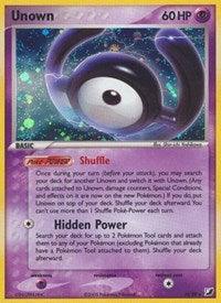 EX: Unseen Forces, Holo Rare, Holofoil, Psychic Unown (H) (H/28) [EX: Unseen Forces] - Trading Card World