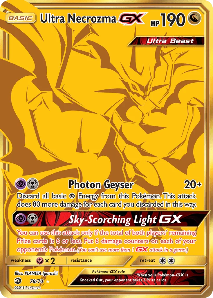 78, Dragon, Fairy[×2], Holofoil, Secret Rare, Sun & Moon: Dragon Majesty Ultra Necrozma GX (78/70) [Sun & Moon: Dragon Majesty] - Trading Card World