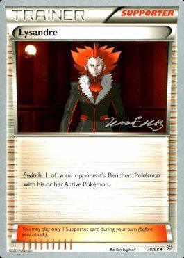 78, Normal, Supporter, Uncommon, World Championships 2016 Lysandre (78/98) (Bebe - Jesper Eriksen) [World Championships 2016] - Trading Card World
