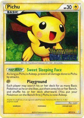28, Holofoil, Lightning, Nintendo: Black Star Promos, Promo Pichu (28/123) (Prerelease Promo) [Nintendo: Black Star Promos] - Trading Card World