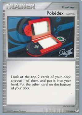 111, Normal, Trainer, Uncommon, World Championships 2008 Pokedex HANDY910is (111/130) (Bliss Control - Paul Atanassov) [World Championships 2008] - Trading Card World