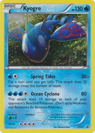 Grass[x2], Holofoil, Promo, Water, XY51, XY: Black Star Promos Kyogre (XY51) (Jumbo Card) [XY: Black Star Promos] - Trading Card World