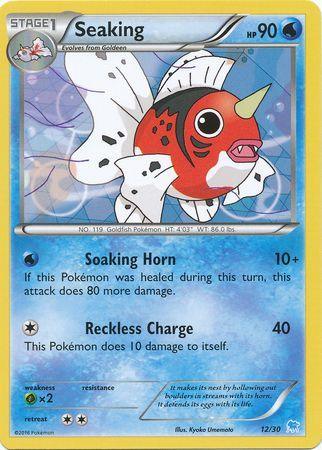 12, Grass[×2], Normal, Promo, Water, XY: Trainer Kit 3 - Suicune Seaking (12/30) [XY: Trainer Kit 3 - Suicune] - Trading Card World