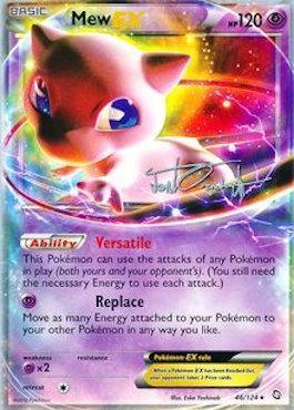 46, Normal, Psychic, Psychic[×2], Ultra Rare, World Championships 2014 Mew EX (46/124) (Trevgor - Trent Orndorff) [World Championships 2014] - Trading Card World