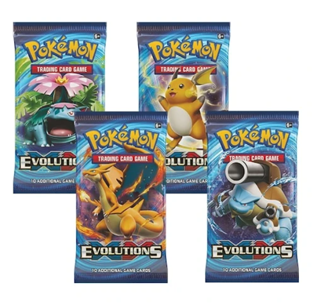 Pokemon TCG: XY Evolutions Booster Pack - Trading Card World