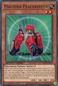 1st Edition, Common, Earth, Machine, Speed Duel: Battle City Box, Union/Effect Monster Machina Peacekeeper [SBCB-EN072] Common - Trading Card World