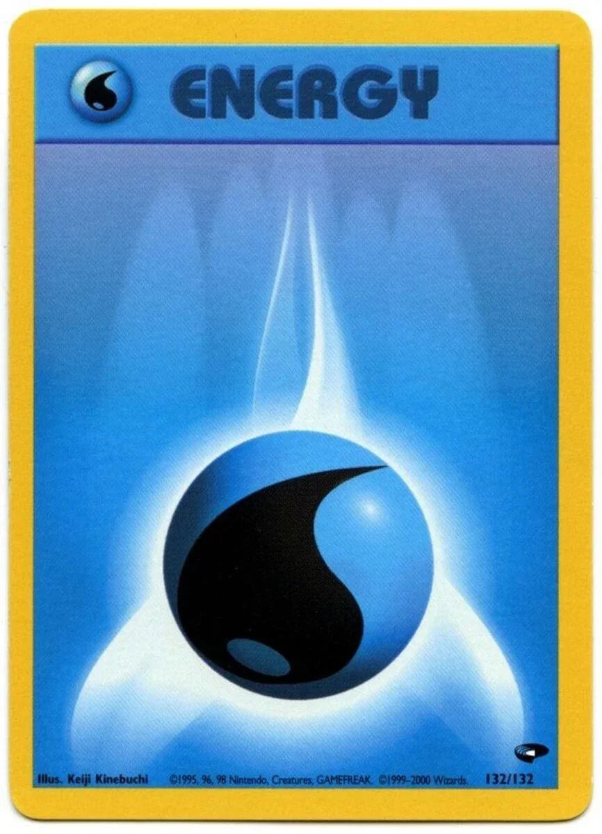 132, Basic Energy, Common, Gym Heroes Unlimited, Normal Water Energy (132/132) [Gym Heroes Unlimited] - Trading Card World