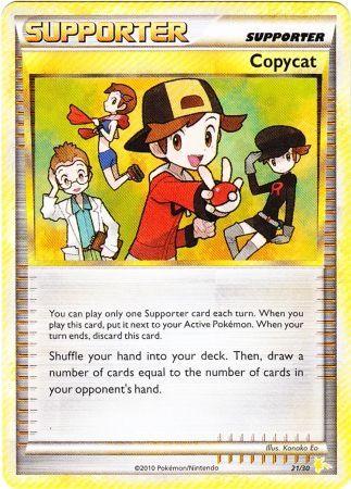 21, HeartGold & SoulSilver: Trainer Kit - Raichu, Normal, Promo, Supporter Copycat (21/30) [HeartGold & SoulSilver: Trainer Kit - Raichu] - Trading Card World