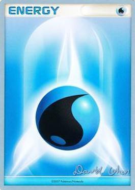 Common, Normal, Water, World Championships 2009 Water Energy (Stallgon - David Cohen) [World Championships 2009] - Trading Card World