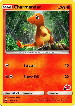 18, Battle Academy 2020, Fire, Normal, Promo, Water[×2] Charmander (18/147) (Charizard Stamp #56) [Battle Academy 2020] - Trading Card World