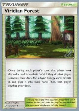 156, Normal, Stadium, Uncommon, World Championships 2019 Viridian Forest (156/181) (Perfection - Henry Brand) [World Championships 2019] - Trading Card World