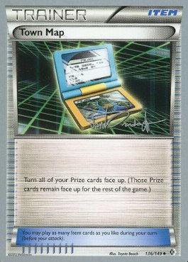 136, Item, Normal, Uncommon, World Championships 2014 Town Map (136/149) (Trevgor - Trent Orndorff) [World Championships 2014] - Trading Card World