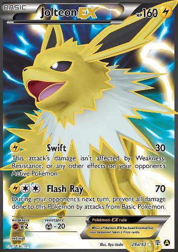28a, Fx2, Holofoil, Lightning, M-20, Promo, XY: Generations Jolteon EX (28a/83) (Alternate Art Promo) [XY: Generations] - Trading Card World