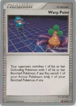 88, Normal, Trainer, Uncommon, World Championships 2008 Warp Point (88/100) (Psychic Lock - Jason Klaczynski) [World Championships 2008] - Trading Card World