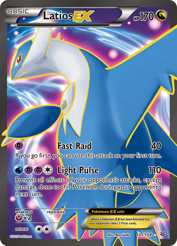 Dragon, Fairy[×2], Holofoil, Ultra Rare, XY: Roaring Skies Latios EX (101/108) [XY: Roaring Skies] - Trading Card World
