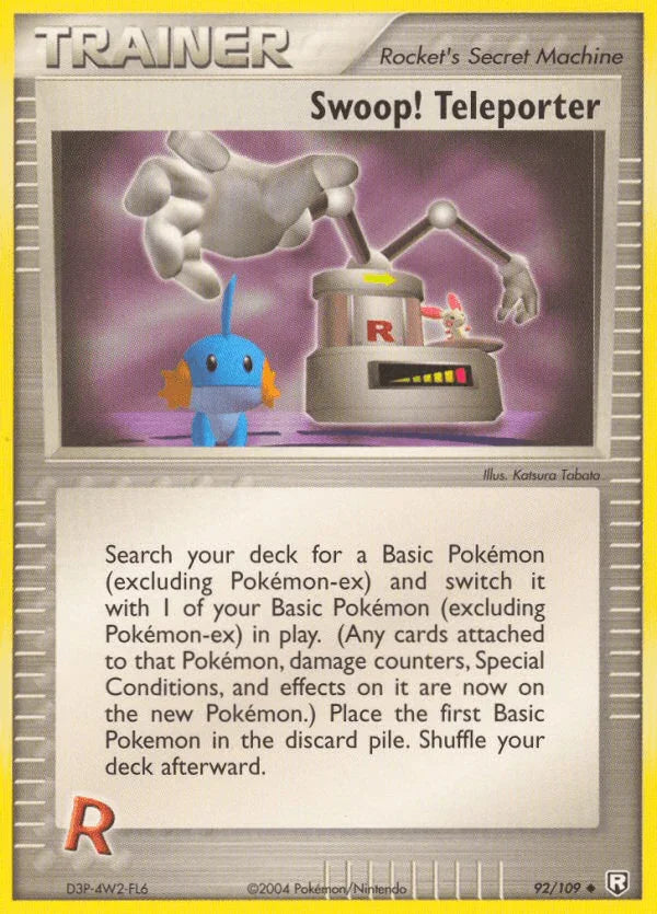 92, EX: Team Rocket Returns, Item, Normal, Uncommon Swoop! Teleporter (92/109) [EX: Team Rocket Returns] - Trading Card World