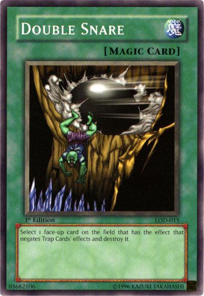1st Edition, Common, Legacy of Darkness, Normal Spell, Spell, Unlimited Double Snare [LOD-015] Common - Trading Card World