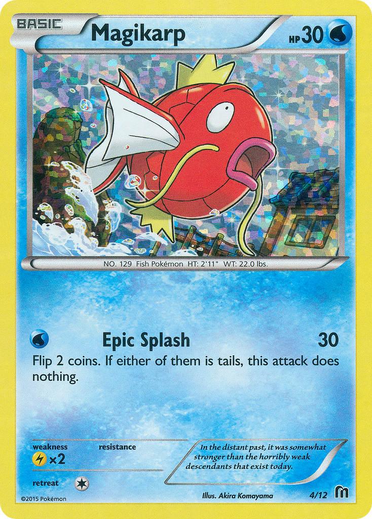 Holofoil, Lightning[×2], McDonald's Promos: 2016 Collection, Promo, Water Magikarp (4/12) [McDonald's Promos: 2016 Collection] - Trading Card World