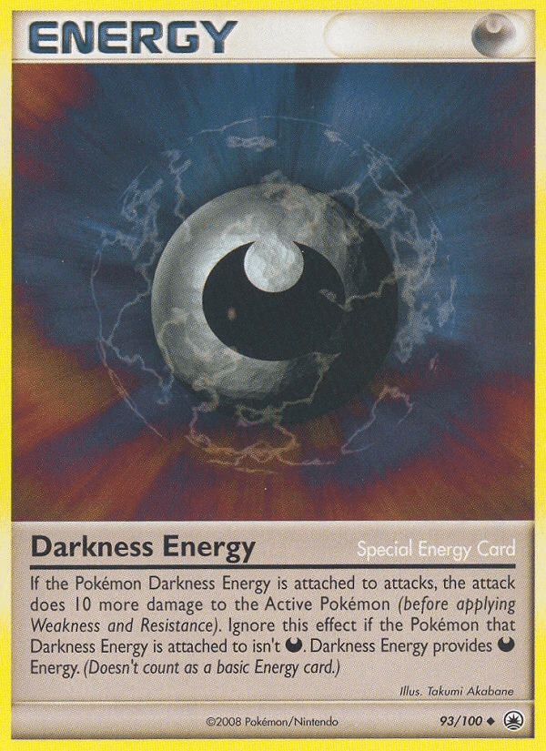 93, Diamond & Pearl: Majestic Dawn, Normal, Reverse Holofoil, Special Energy, Uncommon Darkness Energy (93/100) [Diamond & Pearl: Majestic Dawn] - Trading Card World
