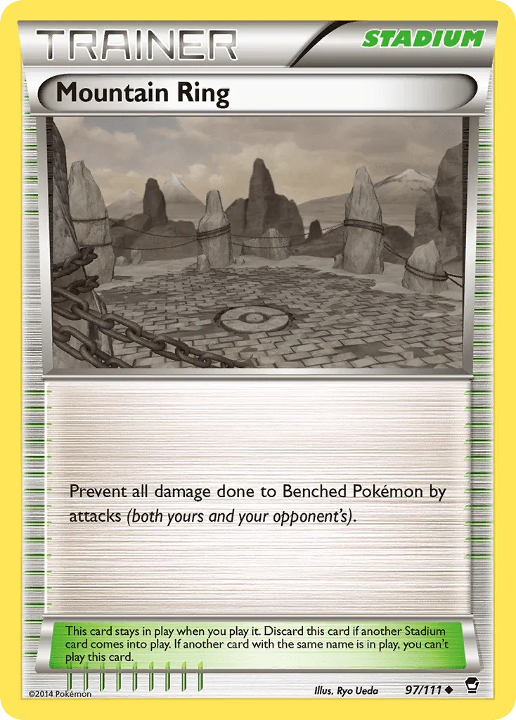 97, Normal, Reverse Holofoil, Stadium, Uncommon, XY: Furious Fists Mountain Ring (97/111) [XY: Furious Fists] - Trading Card World