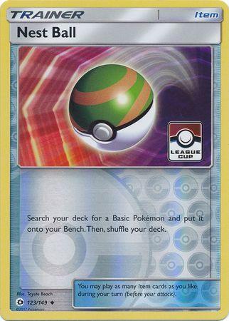 123, Item, Promo, Reverse Holofoil, Sun & Moon: Base Set Nest Ball (123/149) (League Promo) [Sun & Moon: Base Set] - Trading Card World