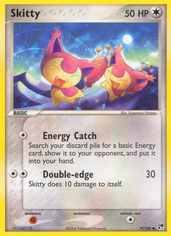 79, Colorless, Common, EX: Battle Stadium, Fighting[×2], Normal Skitty (79/100) [EX: Battle Stadium] - Trading Card World