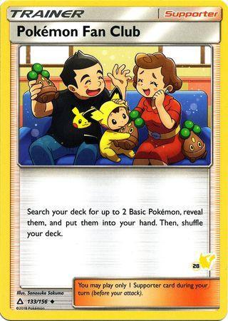 133, Battle Academy 2020, Normal, Promo, Supporter Pokemon Fan Club (133/156) (Pikachu Stamp #28) [Battle Academy 2020] - Trading Card World