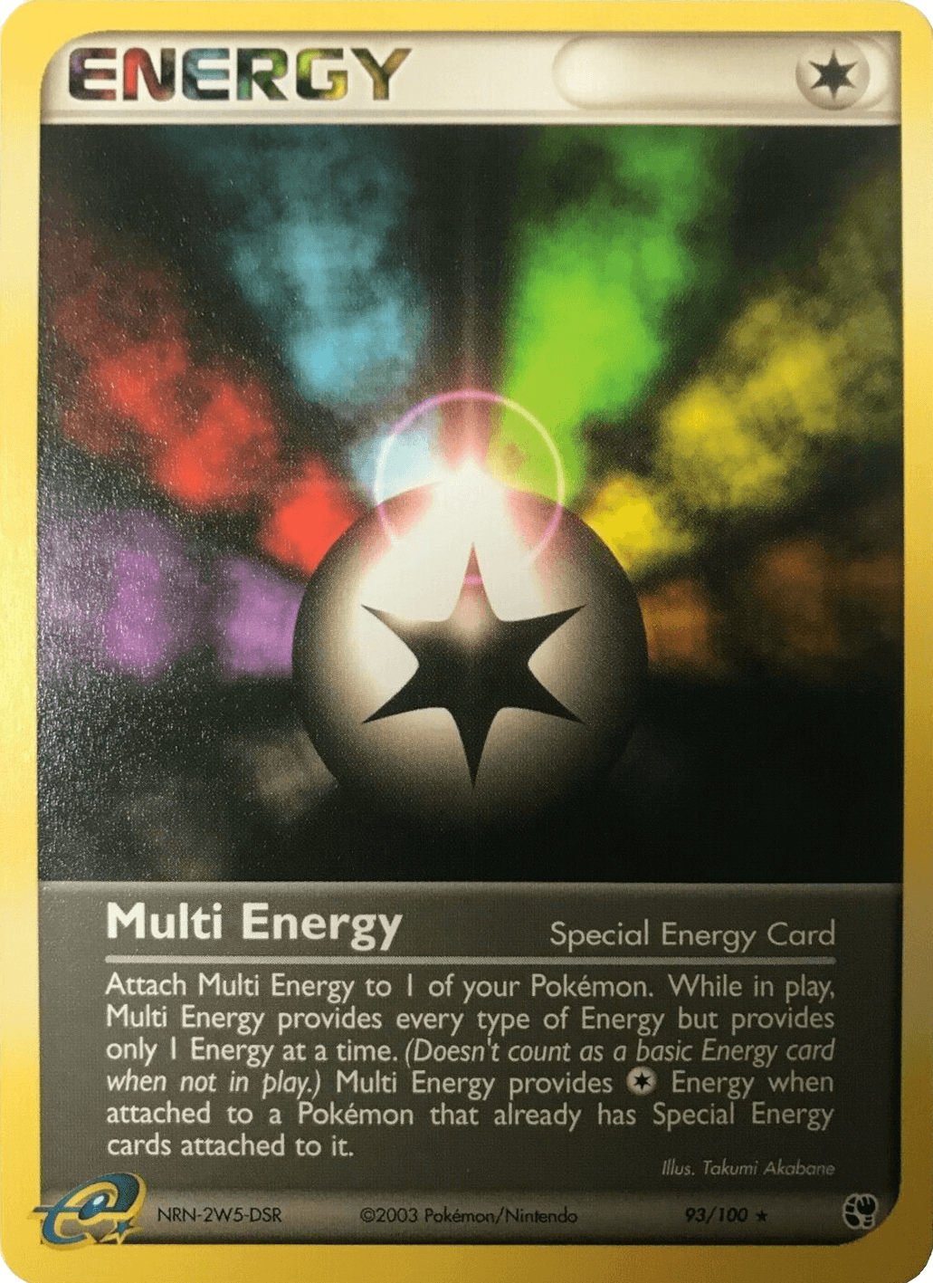 93, EX: Sandstorm, Holo Rare, Holofoil, Special Energy Multi Energy (93/100) (League Promo) [EX: Sandstorm] - Trading Card World