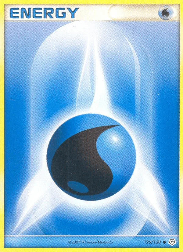 125, Common, Diamond & Pearl: Base Set, Normal, Water Water Energy (125/130) [Diamond & Pearl: Base Set] - Trading Card World