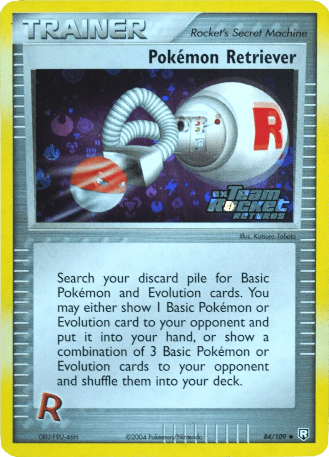 84, EX: Team Rocket Returns, Item, Reverse Holofoil, Uncommon Pokemon Retriever (84/109) (Stamped) [EX: Team Rocket Returns] - Trading Card World