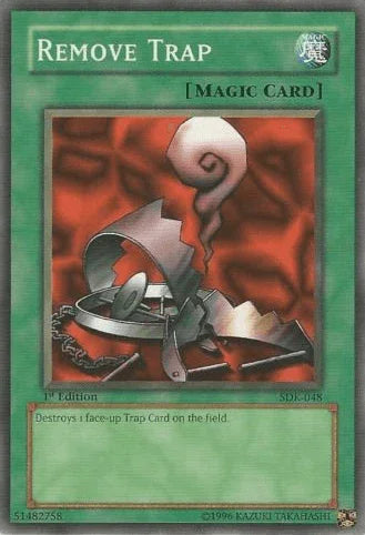 1st Edition, Common, Normal Spell, Spell, Starter Deck: Kaiba, Unlimited Remove Trap [SDK-048] Common - Trading Card World