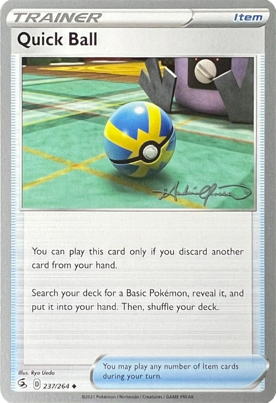 237, Item, Normal, Uncommon, World Championships 2022 Quick Ball (237/264) (The Shape of Mew - Andre Chiasson) [World Championships 2022] - Trading Card World