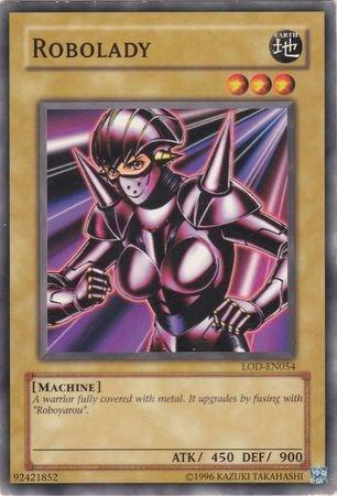Common, Earth, Legacy of Darkness, Machine, Normal Monster, Unlimited Robolady [LOD-EN054] Common - Trading Card World