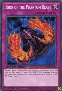1st Edition, Common, Normal Trap, Speed Duel: Battle City Box, Trap Horn of the Phantom Beast [SBCB-EN061] Common - Trading Card World