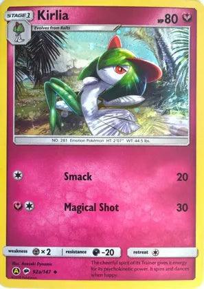 92a, Alternate Art Promos, Darkness [-30], Fairy, Holofoil, Metal [x2], Promo Kirlia (92a/147) [Alternate Art Promos] - Trading Card World