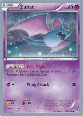 53, Common, Fighting[-20], Lightning[×2], Normal, Psychic, World Championships 2015 Zubat (53/135) (Punches 'n' Bites - Patrick Martinez) [World Championships 2015] - Trading Card World