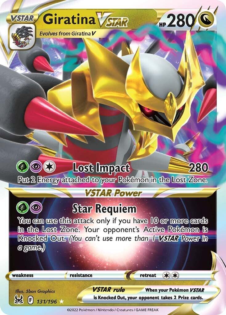 131, Dragon, Holofoil, Promo, Sword & Shield: Lost Origin Giratina VSTAR (131/196) (Jumbo Card) [Sword & Shield: Lost Origin] - Trading Card World