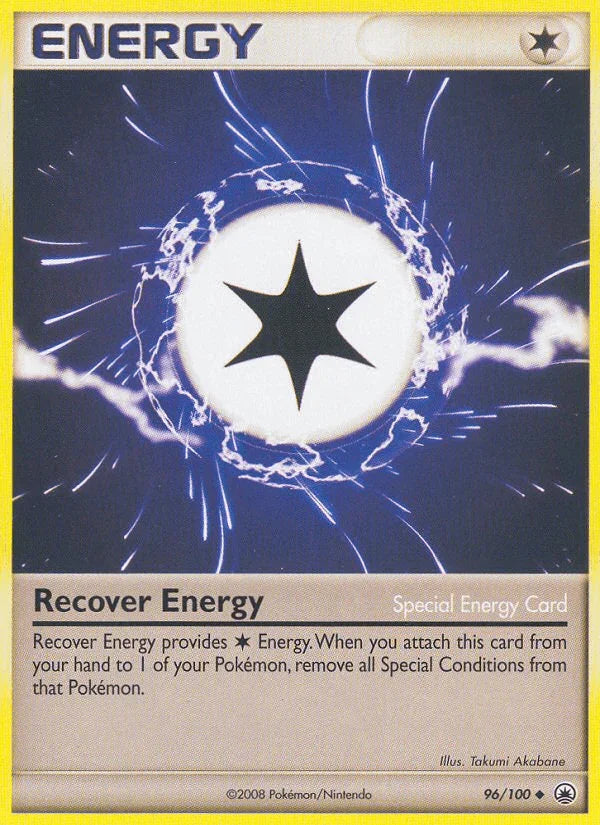 96, Diamond & Pearl: Majestic Dawn, Normal, Reverse Holofoil, Special Energy, Uncommon Recover Energy (96/100) [Diamond & Pearl: Majestic Dawn] - Trading Card World