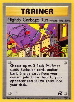 77, Normal, Team Rocket Unlimited, Trainer, Uncommon Nightly Garbage Run (77/82) [Team Rocket Unlimited] - Trading Card World