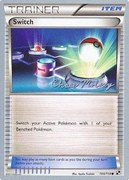 Common, Item, Normal, World Championships 2012 Switch (104/114) (Eeltwo - Chase Moloney) [World Championships 2012] - Trading Card World