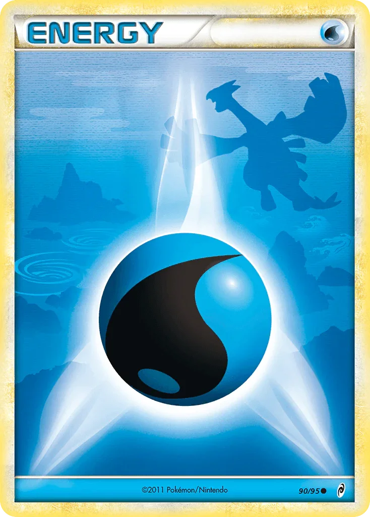 90, Common, Energy, HeartGold & SoulSilver: Call of Legends, Holofoil Water Energy (90/95) [HeartGold & SoulSilver: Call of Legends] - Trading Card World
