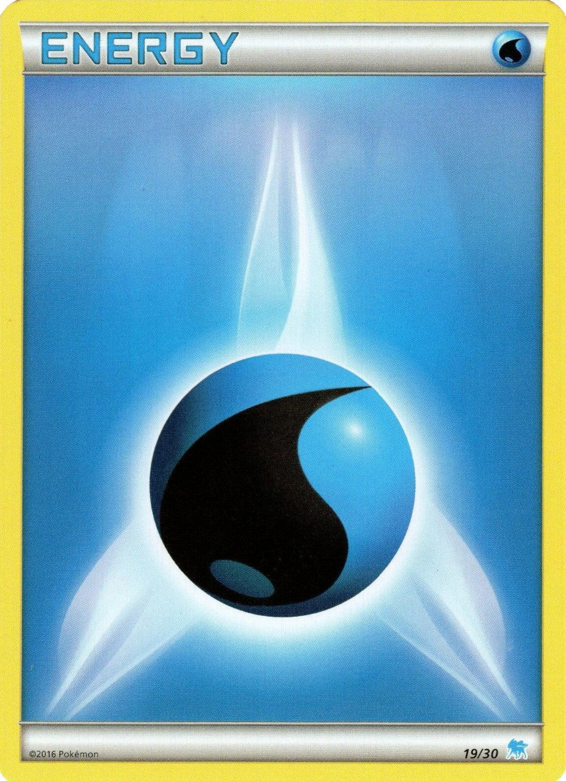 19, Normal, Promo, Water, XY: Trainer Kit 3 - Suicune Water Energy (19/30) [XY: Trainer Kit 3 - Suicune] - Trading Card World