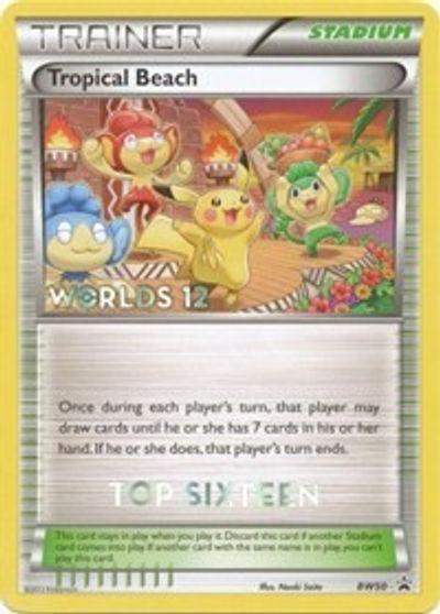 Black & White: Black Star Promos, BW50, Holofoil, noPrice, Normal, Promo, Stadium Tropical Beach (BW50) (Top 16) [Black & White: Black Star Promos] - Trading Card World