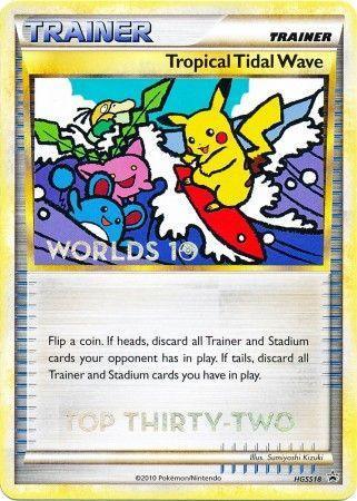 HeartGold & SoulSilver: Black Star Promos, HGSS18, Item, Normal, Promo Tropical Tidal Wave (HGSS18) (Top 32) [HeartGold & SoulSilver: Black Star Promos] - Trading Card World
