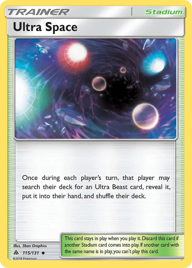 115, Normal, Reverse Holofoil, Stadium, Sun & Moon: Forbidden Light, Uncommon Ultra Space (115/131) [Sun & Moon: Forbidden Light] - Trading Card World