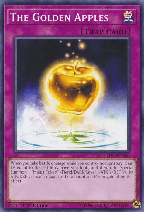 1st Edition, Common, Legendary Duelists, Normal Trap, Trap The Golden Apples [LEDU-EN050] Common - Trading Card World